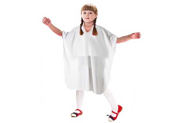 [YC840607] Academy Cape Blanc Enfant Velcro 125cmx95cm