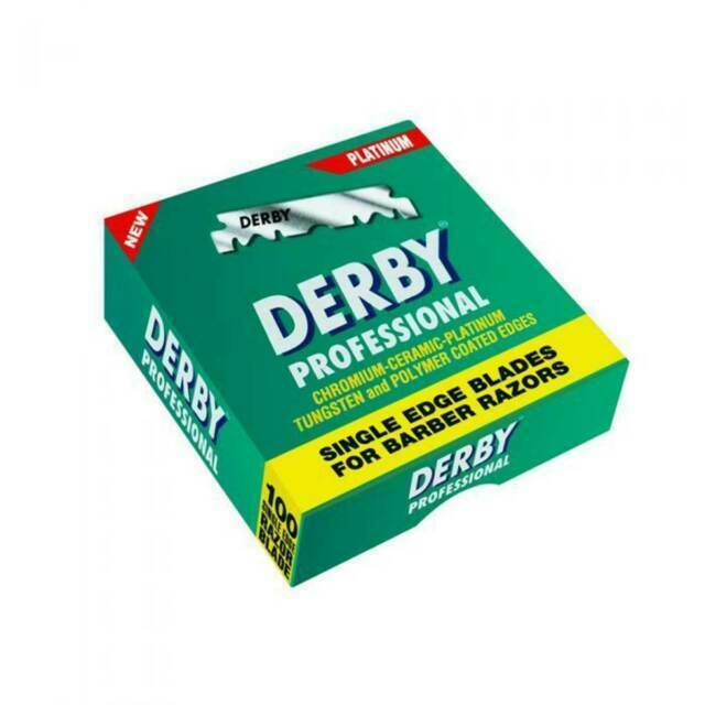 Derby Professional 100 Lames De Rasoir à Simple Tranchant