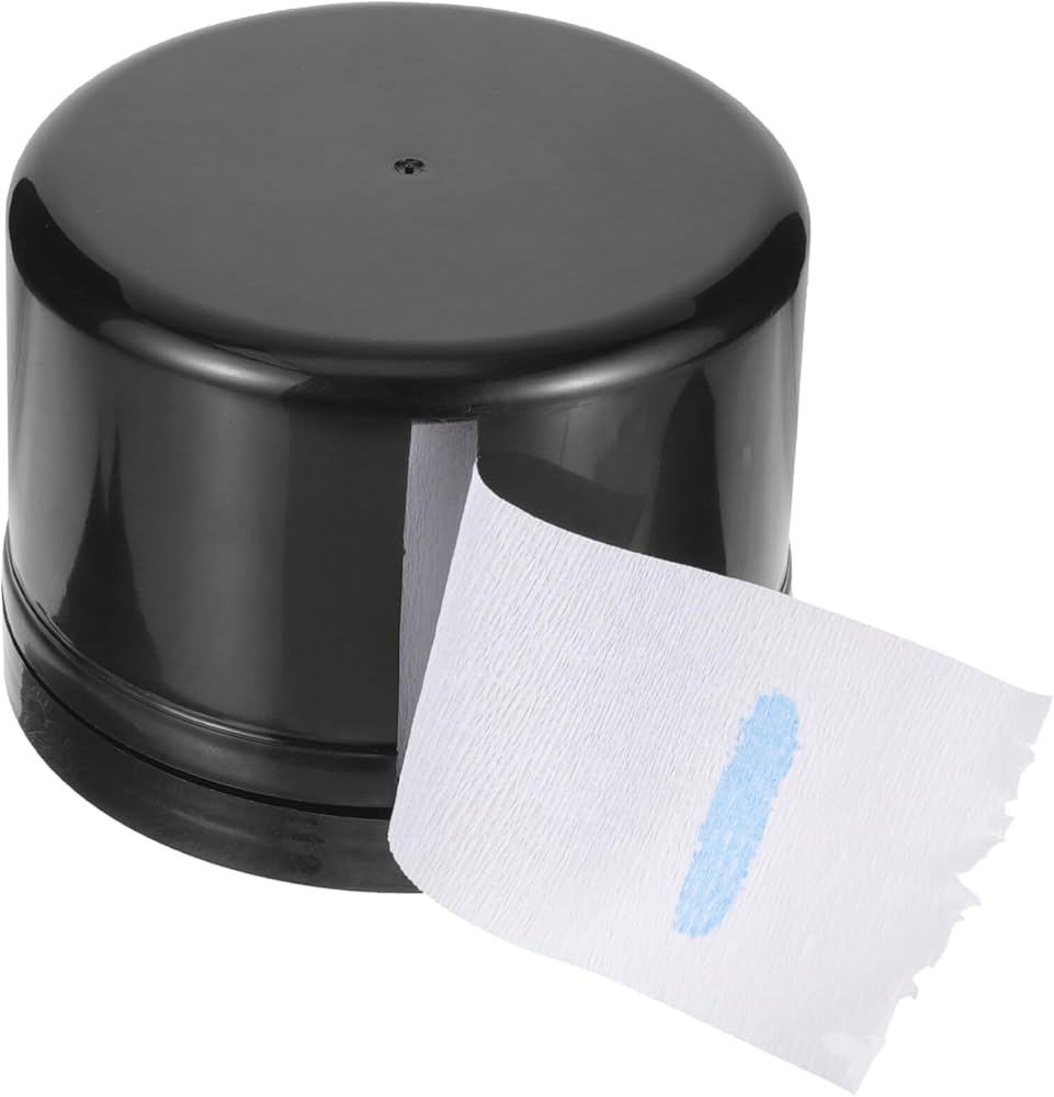 Dévidoir à rouleau Col crêpe noir