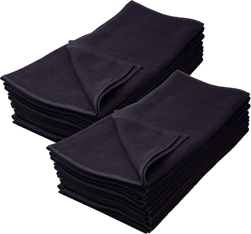 Essuis Noir Lot de 12 pcs