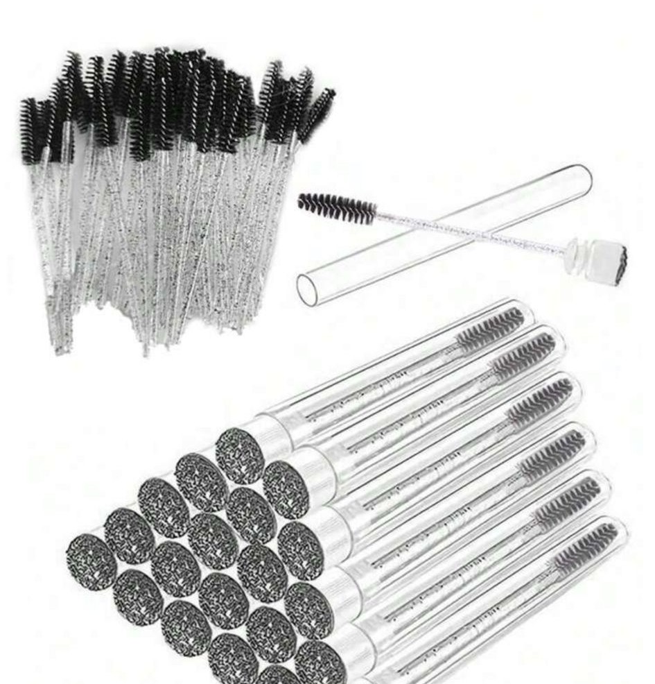 [6941] Goupillons pour extensions de cils Black 10 Pcs