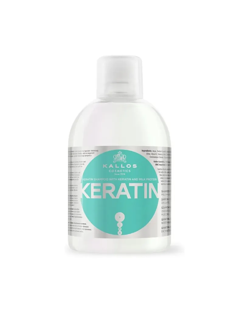 [8432] Kallos Keratin Hair Shampooing, 1000 ml