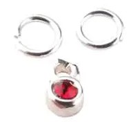 [872441] Lina-manuc bijou ongle 1 stras argent dangle star