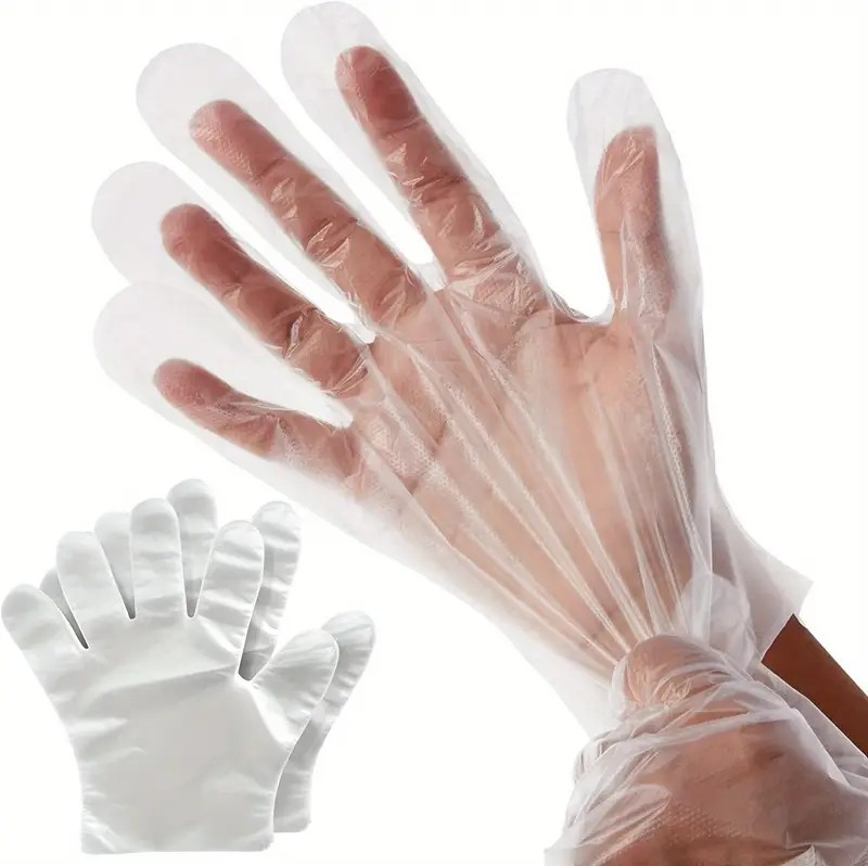 [7826] More for you Disposable Gloves Transparent Pack 100 Pcs
