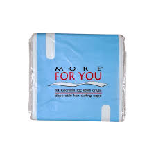 [3344] More for you Hair Cutting Cape, Self Adhesive Package 50 Pcs 100cm x 140cm