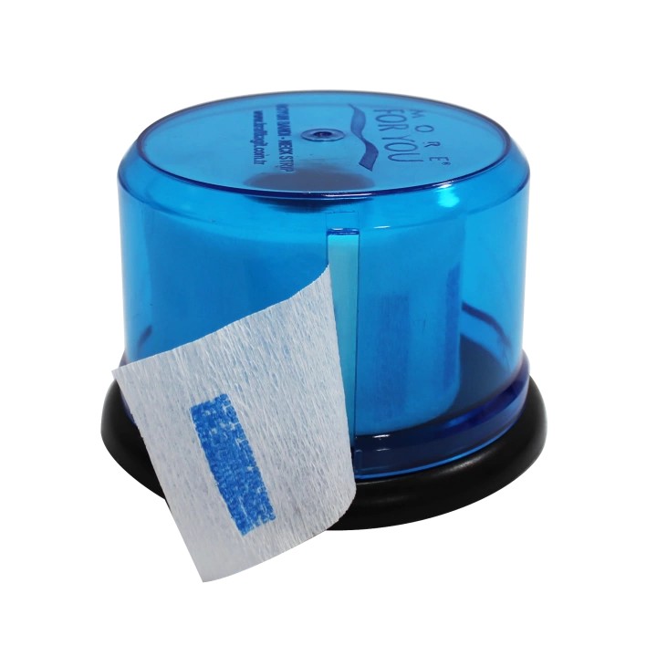 [7213] More for you Neck Strip Plastic Dispenser Blue & Black Color