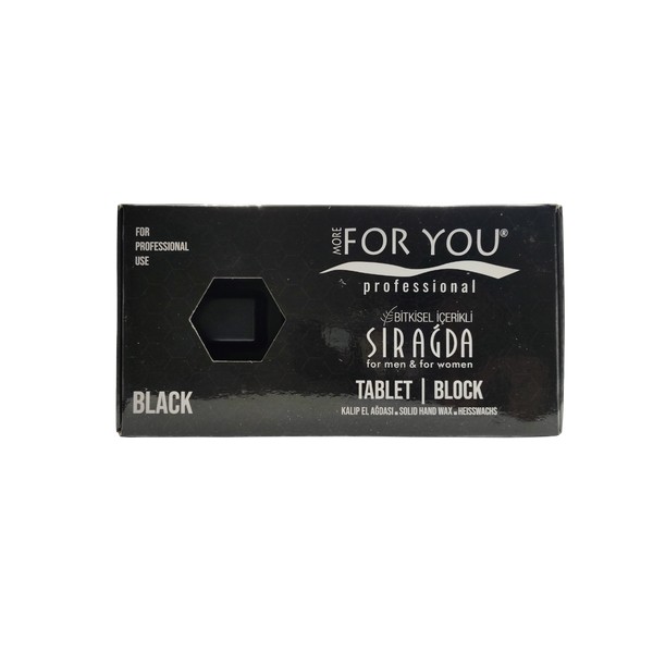 [3719] More for you Solid Wax Tablet Black 400ml
