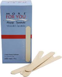 [5687] More for you Wood Spatula Big 100 Pcs Pack