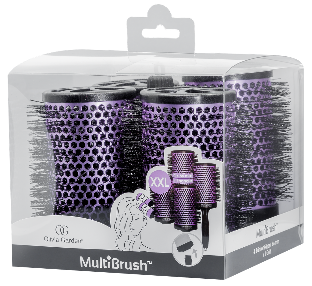 [YCTH66B] Olivia Garden Multibrush One Size Kit XXL 4 X 66 mm