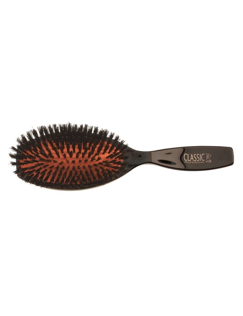 SIBEL Flat Brush Classic 74 Oval Pneumatic Black