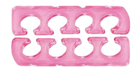 [0005603] Sibel Écarteur d'Orteils en Silicone - 2 Pièces Fluo Fuchsia