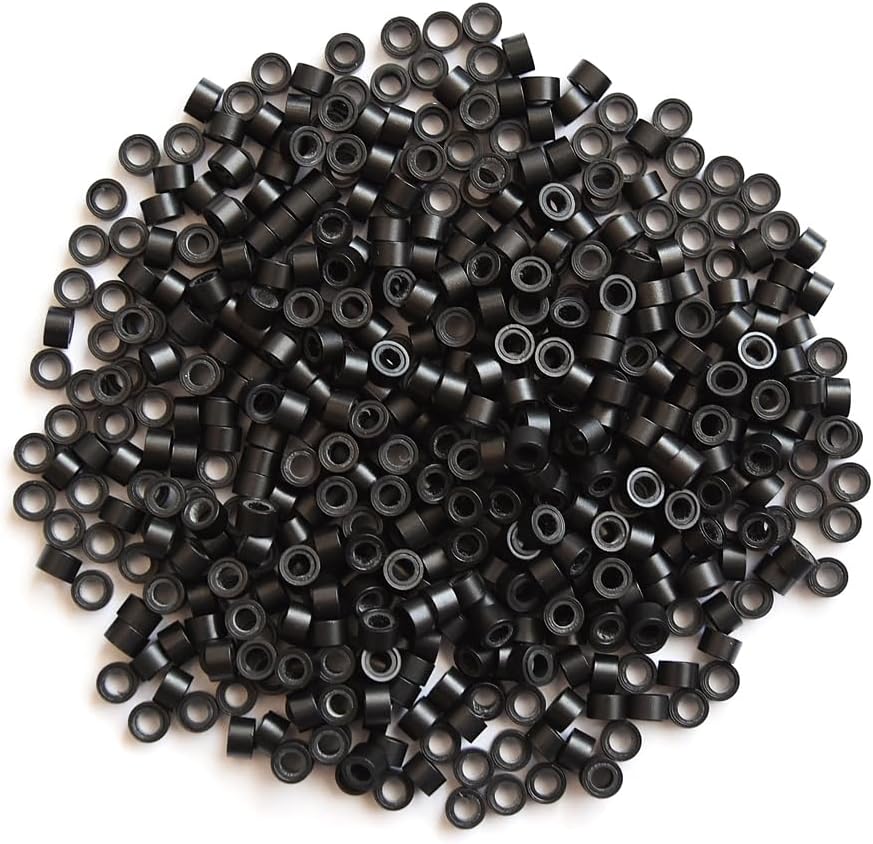 [2796] Micro Anneaux Noir (500 pcs)