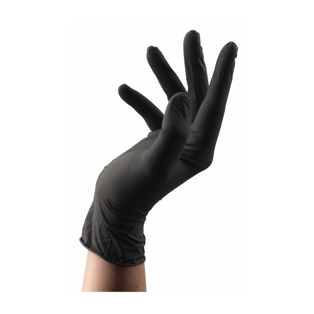 [093800154] Sibel Gants En Latex Jetables Noir (S)