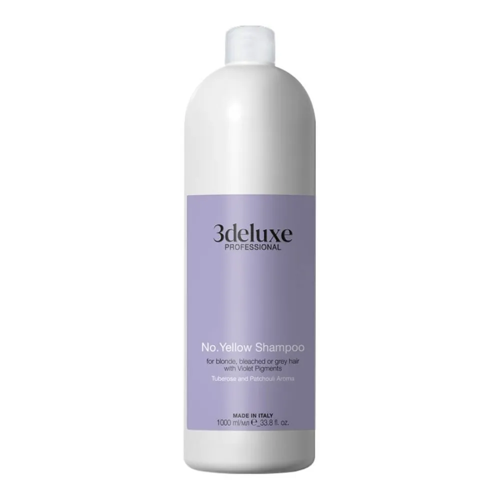 3Deluxe No Yellow Shampoo 1000 ml New