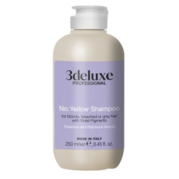 3Deluxe No Yellow Shampoo 250 ml New