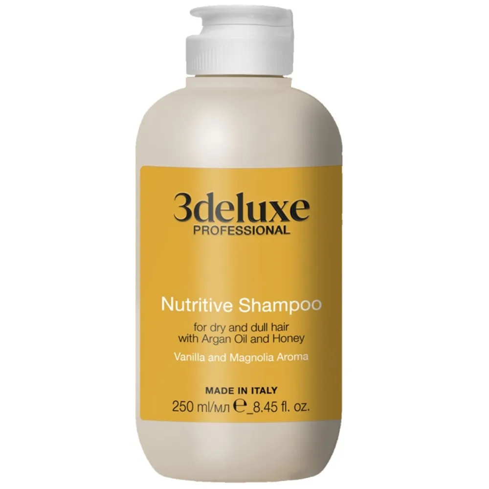 3Deluxe Nutritive Shampoo 250 ml New