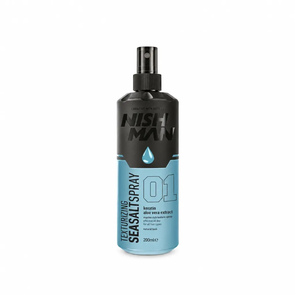 [SS002713 154-01] Nishman 01 Sea Salt Spray Keratin & Aloe Vera 200ml