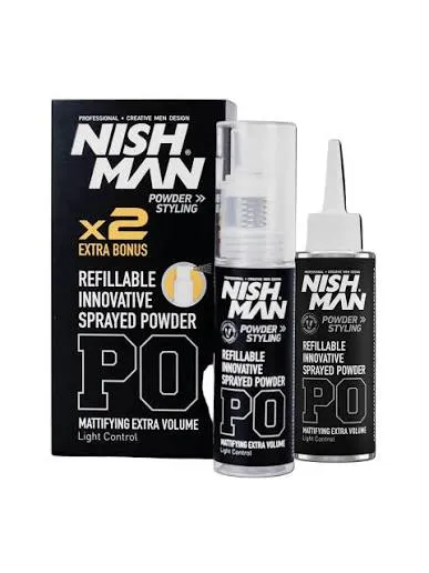 Nishman Refillable Sprayed Powder 20g + 20g
