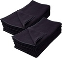 Essuis Noir Lot de 12 pcs