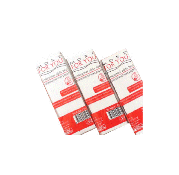 More for you Wax Paper Strip Stand 24 Pcs of 6, 40cm x 20cm 50 Pcs Pack